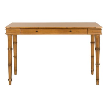 Safavieh 29.5 x 23.6 x 47 in. Noely Coastal Writing Desk, Brown DSK3500B